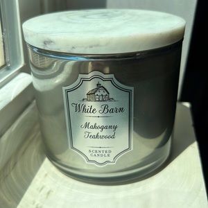Mahogany teakwood 3 wick candle